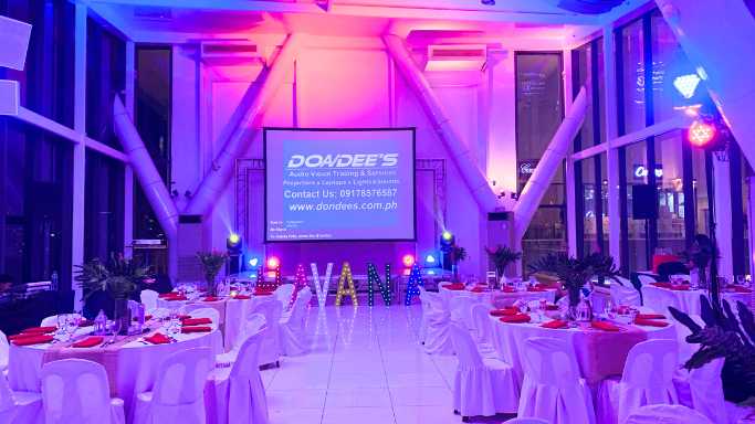Projector Rental with Big Screen
