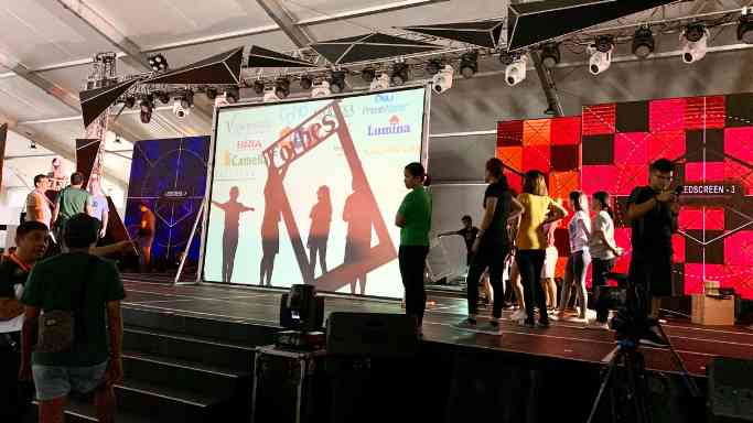 Projector Screen for Shadow Play Big Projector Screen Rental
