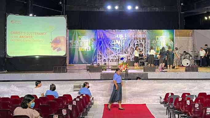 Rear Projection Setup_Manila Rear Projection Rental